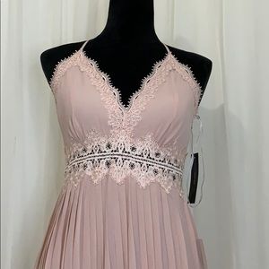 Prom dress | blush Maxi dress